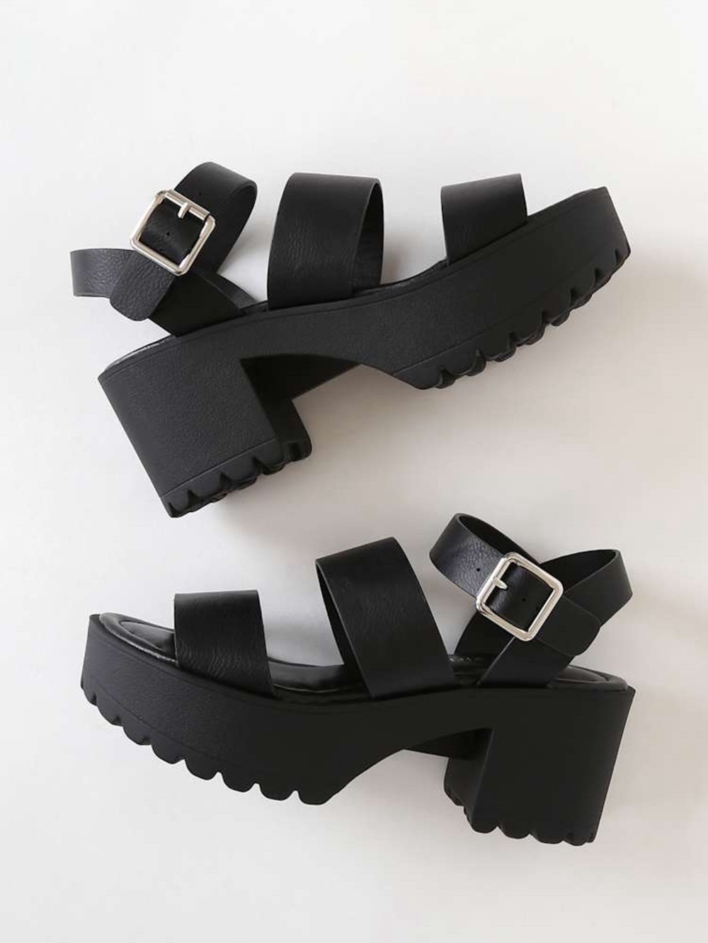 Madden Girl Carterr Platform Black Lug Sandals
Women’s US 7.5